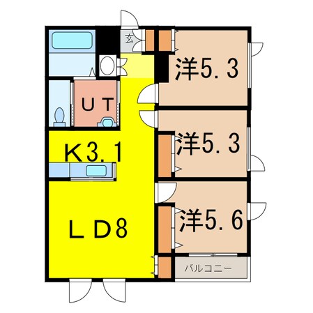 newRELA 1・22の物件間取画像